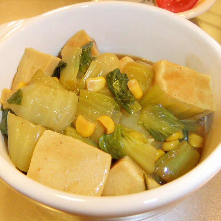 ルーで簡単♪高野豆腐のカレー煮